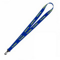 3/4" Super Soft Polyester Silkscreen Lanyard (Overseas Production 6-8 Weeks)